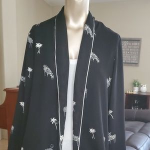 Volcom Animal Print Blazer